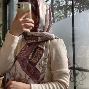 Vual İpek-Açık Bordo