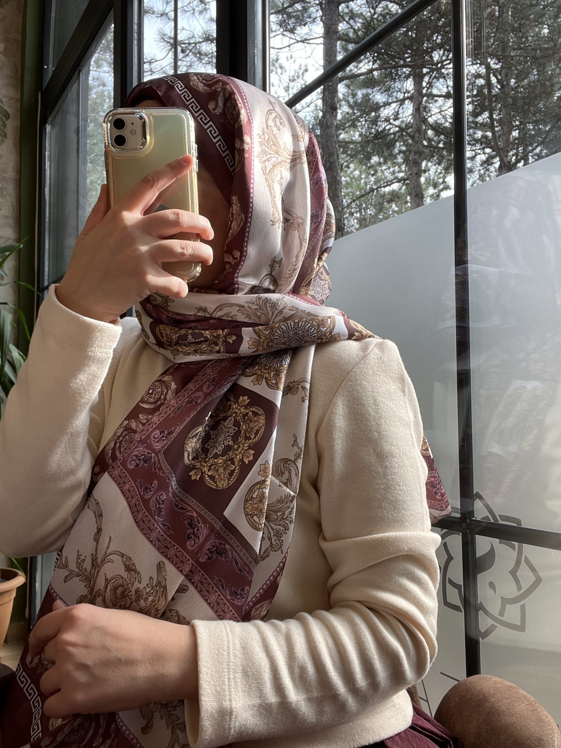 Vual İpek-Açık Bordo Vual İpek-Açık Bordo