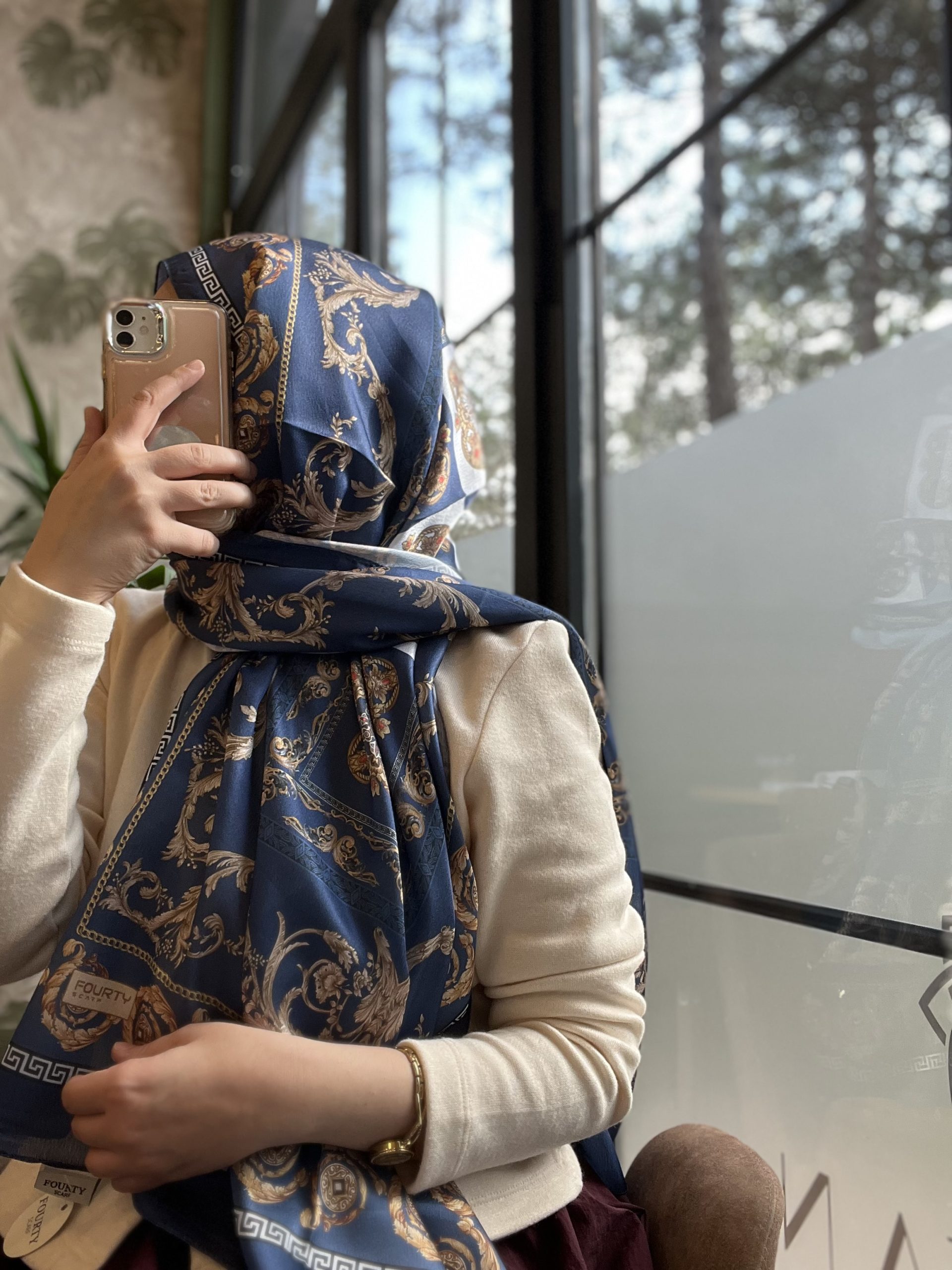 Vual İpek-Lacivert Vual İpek-Lacivert