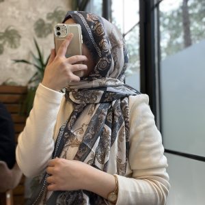 Vual İpek-Siyah*Kahve