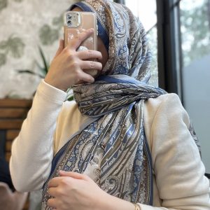 Vual İpek Etro-Mavi