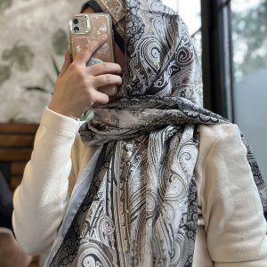 Vual İpek Etro-Siyah*Kahve