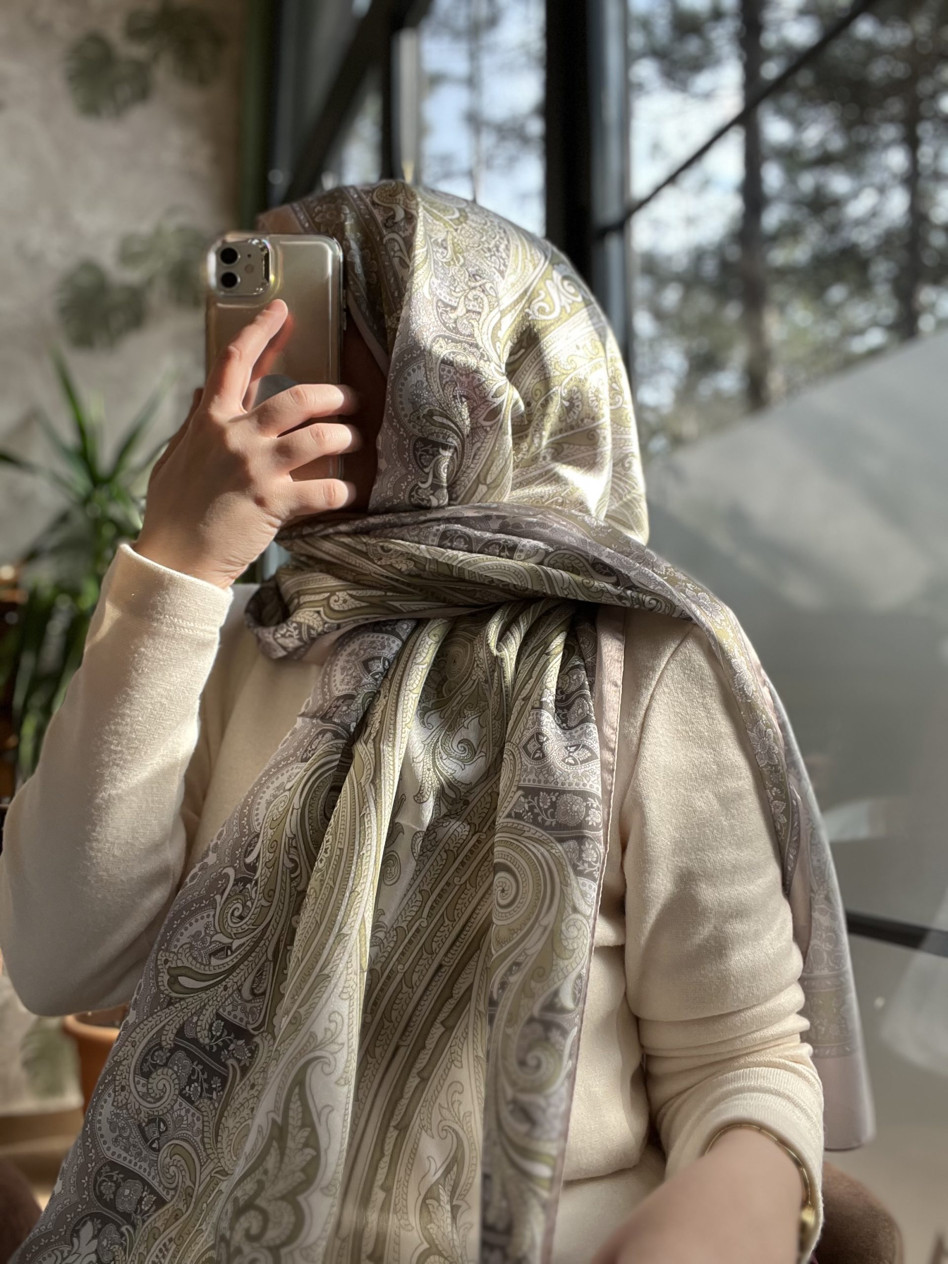 Vual İpek Etro-Yeşil Vual İpek Etro-Yeşil