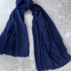 Piliseli Bambu Şal- Lacivert
