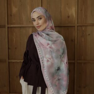 Pamuk Soft Velvet şal - pembe