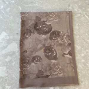 Boheme Modal Viskon Pamuk İpek Şal-Soft Pudra/Vizon